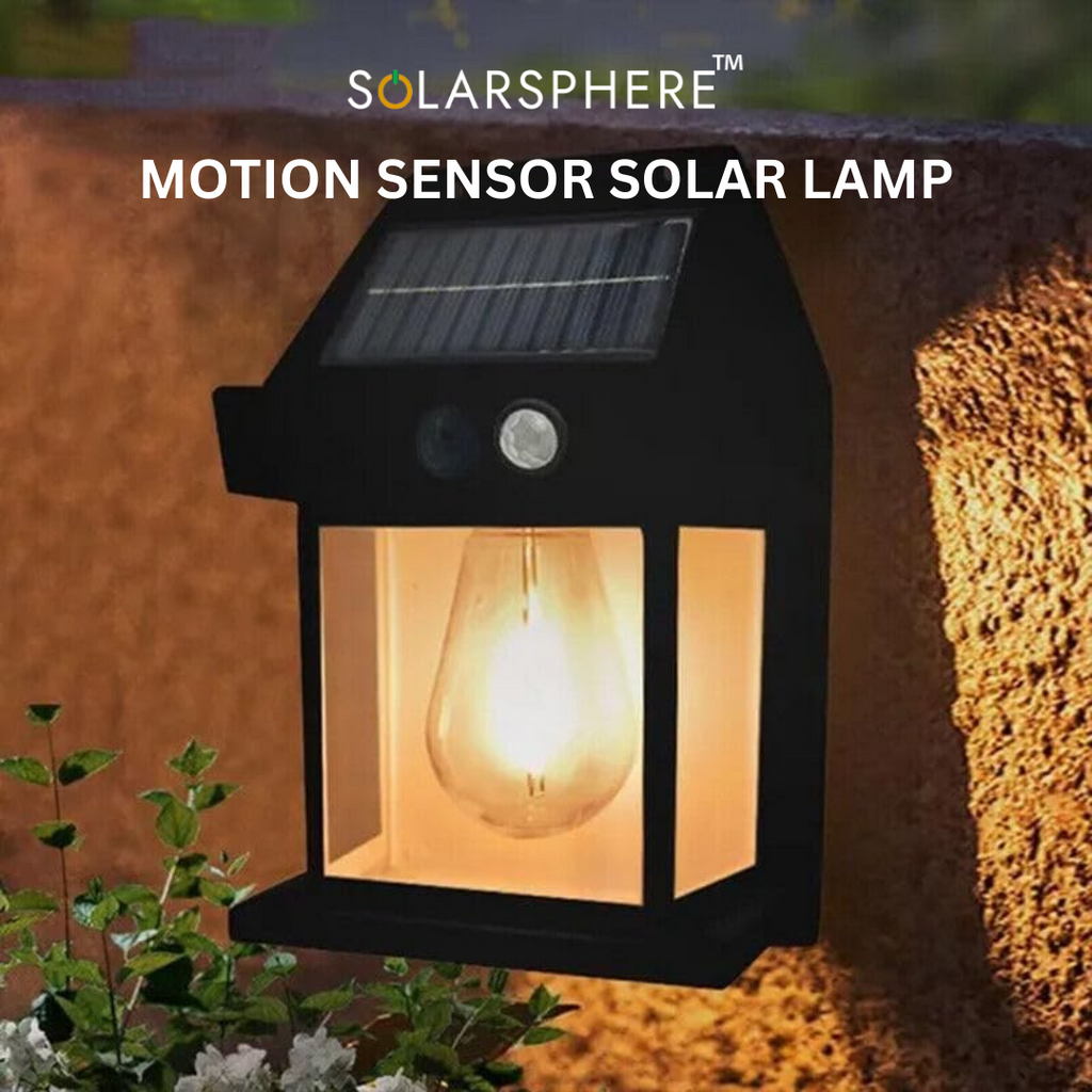MOTION SENSOR  SOLAR LAMP