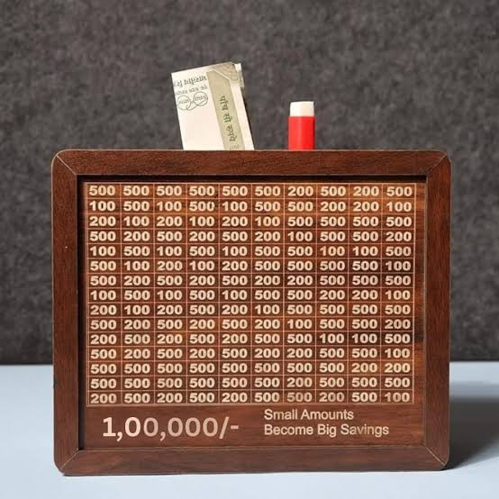 WOODEN SAVING COUNTER