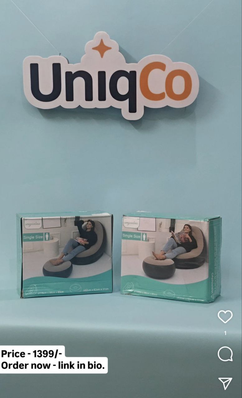 2 IN1 INFLATABLE LOUNGE SOFA CHAIR