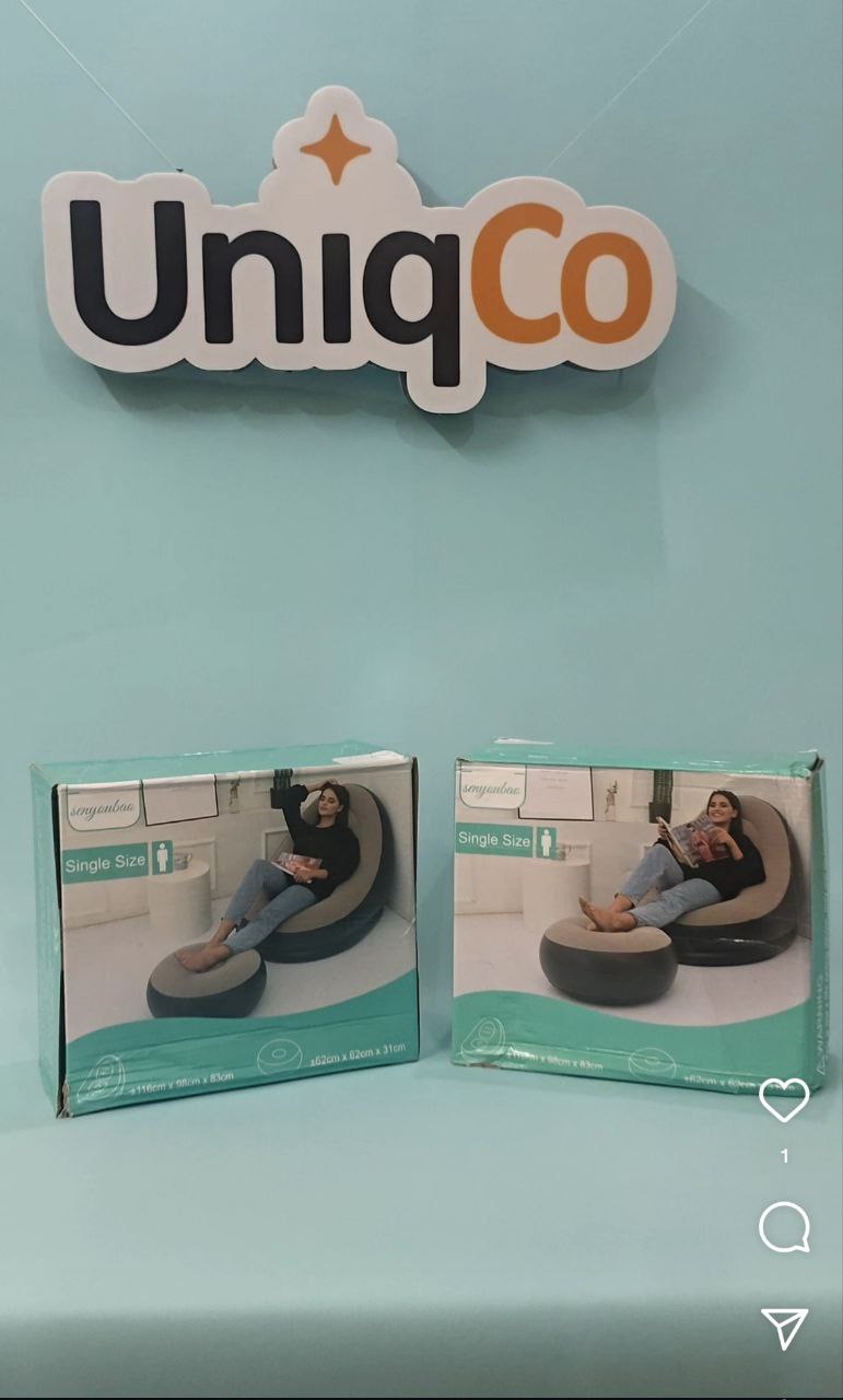 2 IN1 INFLATABLE LOUNGE SOFA CHAIR