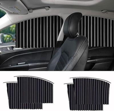 4Pcs Magic Car Window Curtain (Imported)