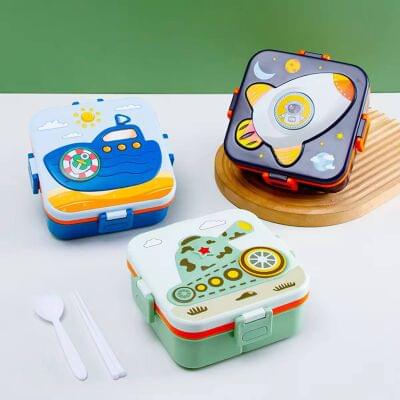 Cute Cartoon Printed Lunch Box