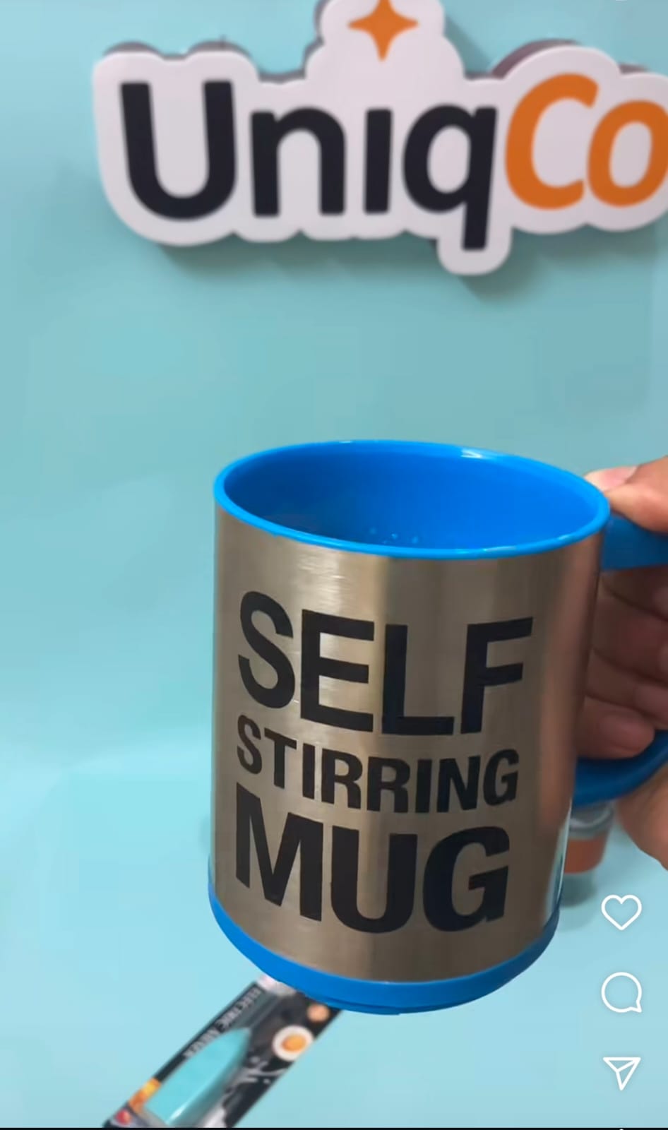 SELF  STIRRING MUG