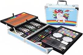 Unicorn Color Box with Multiple Coloring Kit,