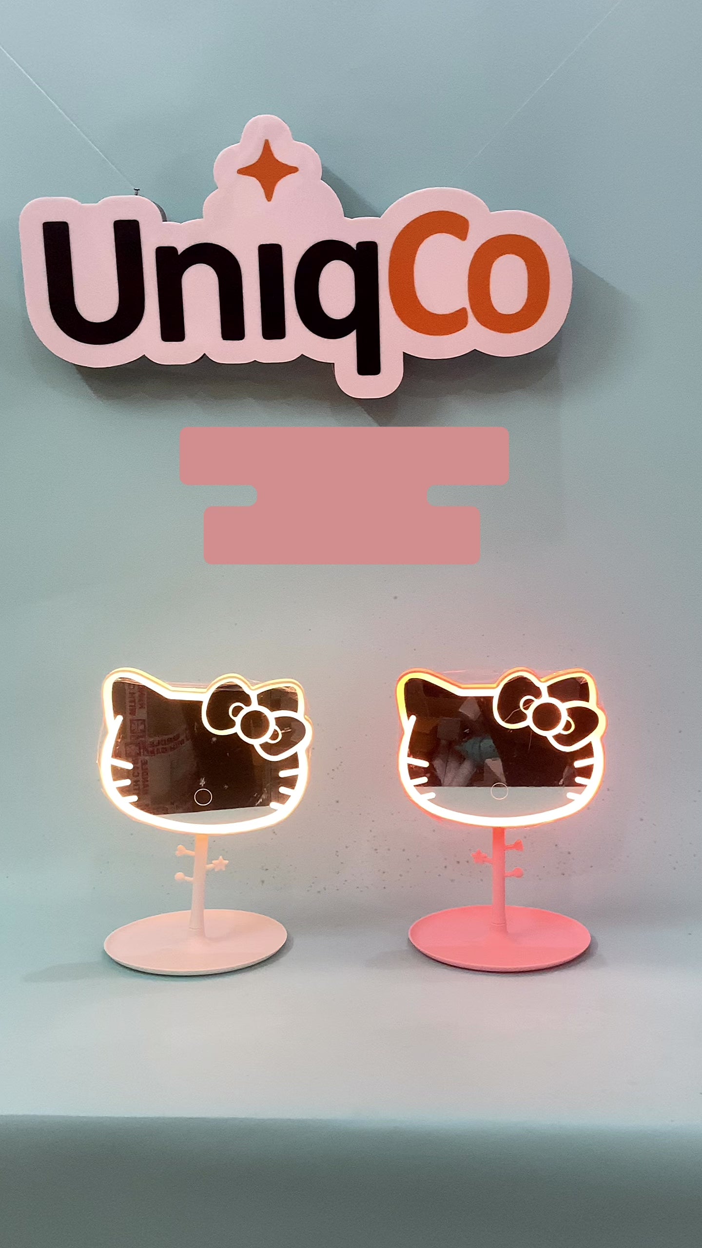 CUTE MIRROR LIGHT WITH LED